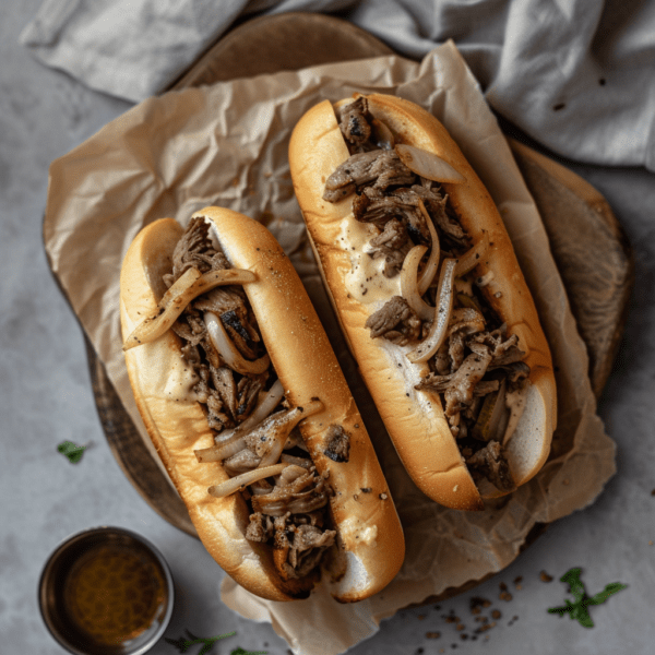 Double Philly Cheasesteak Mini Slider