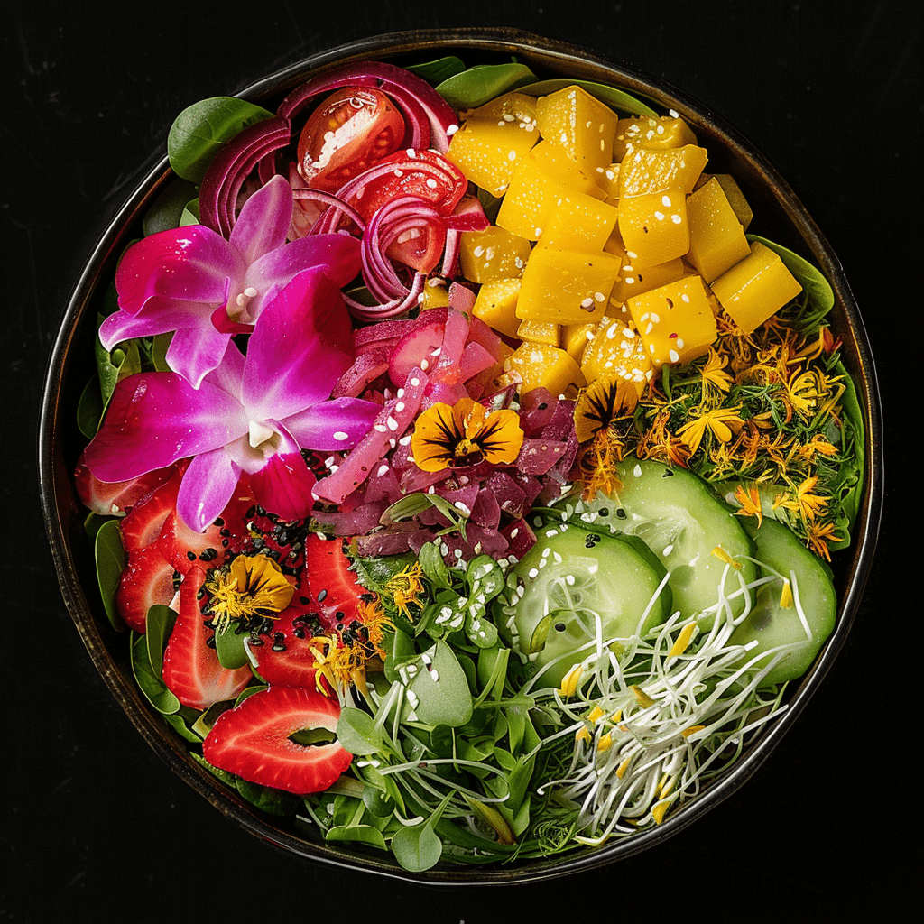 Fermented Flower Salad