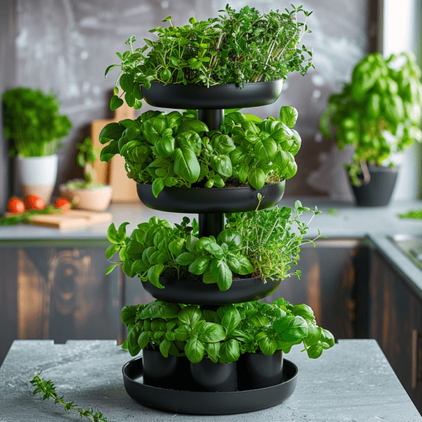 Cascading Herb Tower