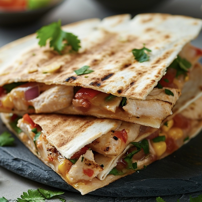 Frozen Chicken Quesadillas